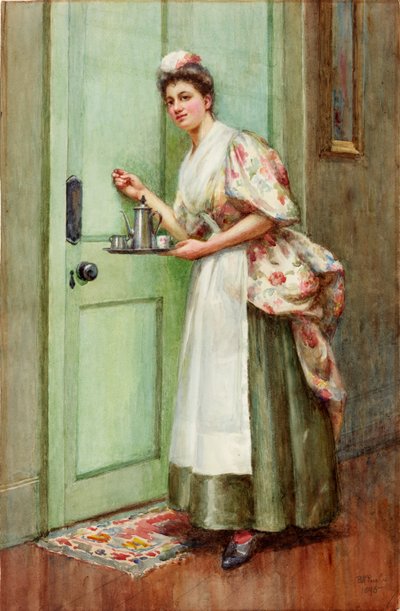 دراسة الشكل ، 1895 (قلم رصاص ومرحاض على ورق ملصوق على البطاقة) بواسطة بودج أنويليني بوغ